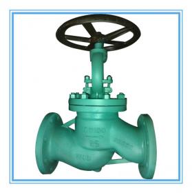 Universal flange stop valve