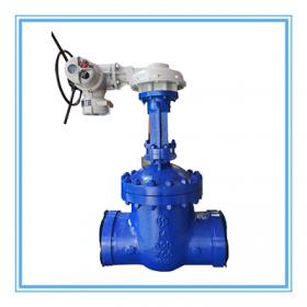 Electric high voltage gate valve